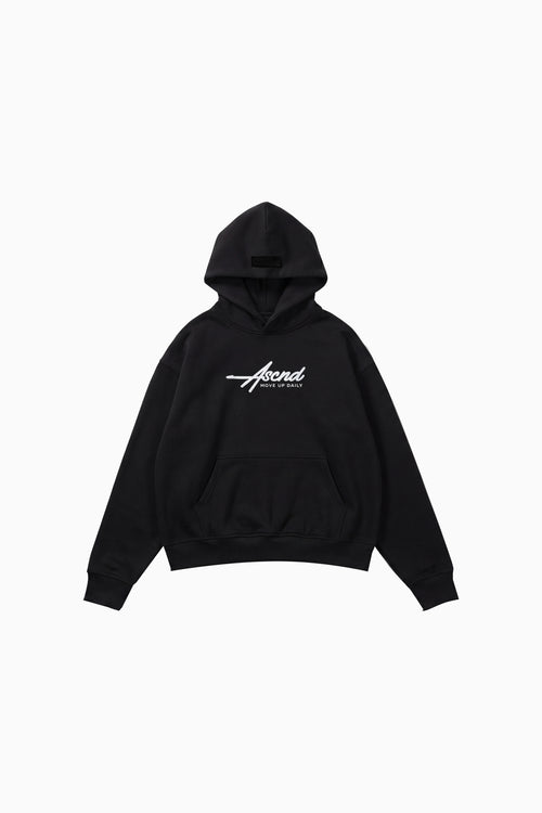 Neo Gen Boxy Hoodie - Black