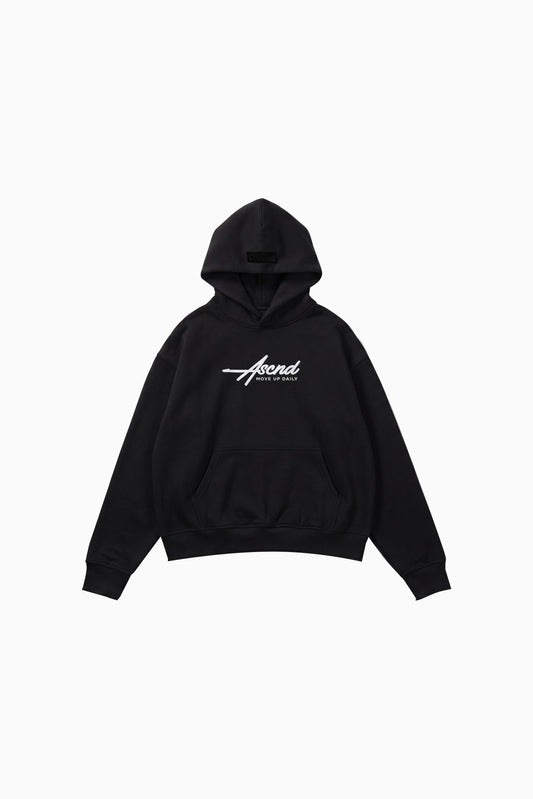 Neo Gen Boxy Hoodie - Black