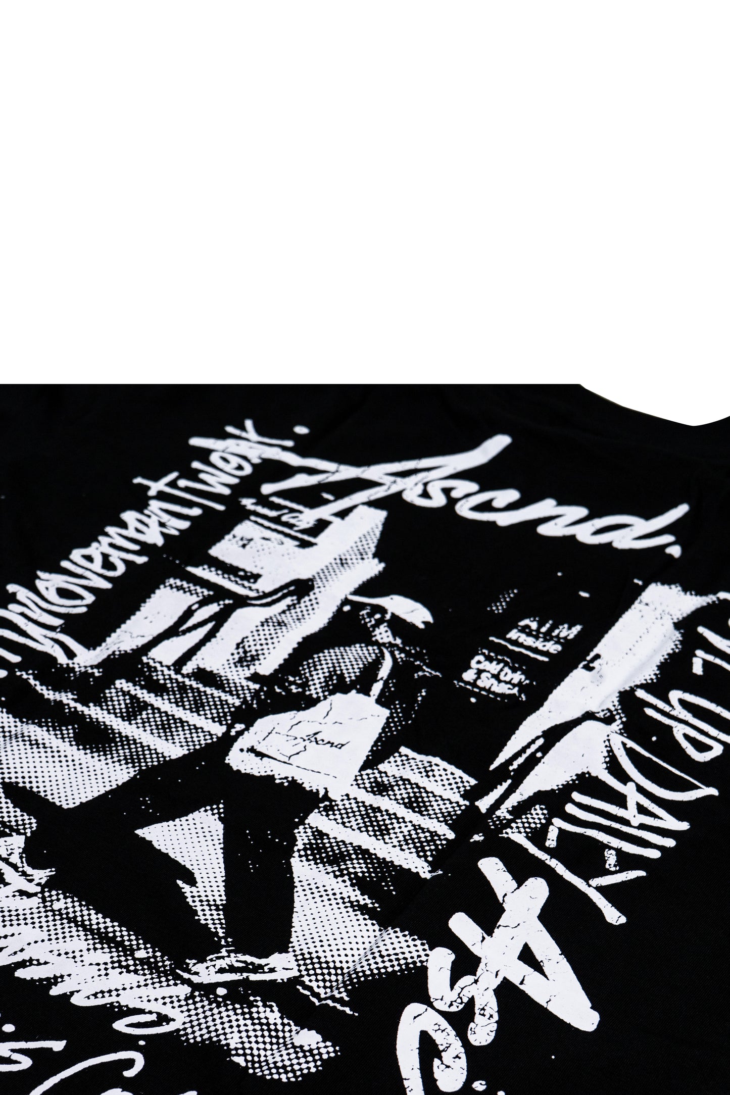 Move up Daily Graphic Tee - Black