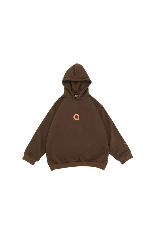 Astral Monogram Hoodie - Chocolait
