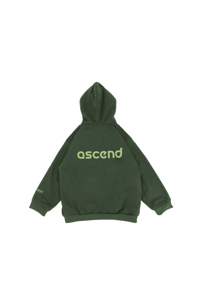 Astral Monogram Hoodie - Dark Olive