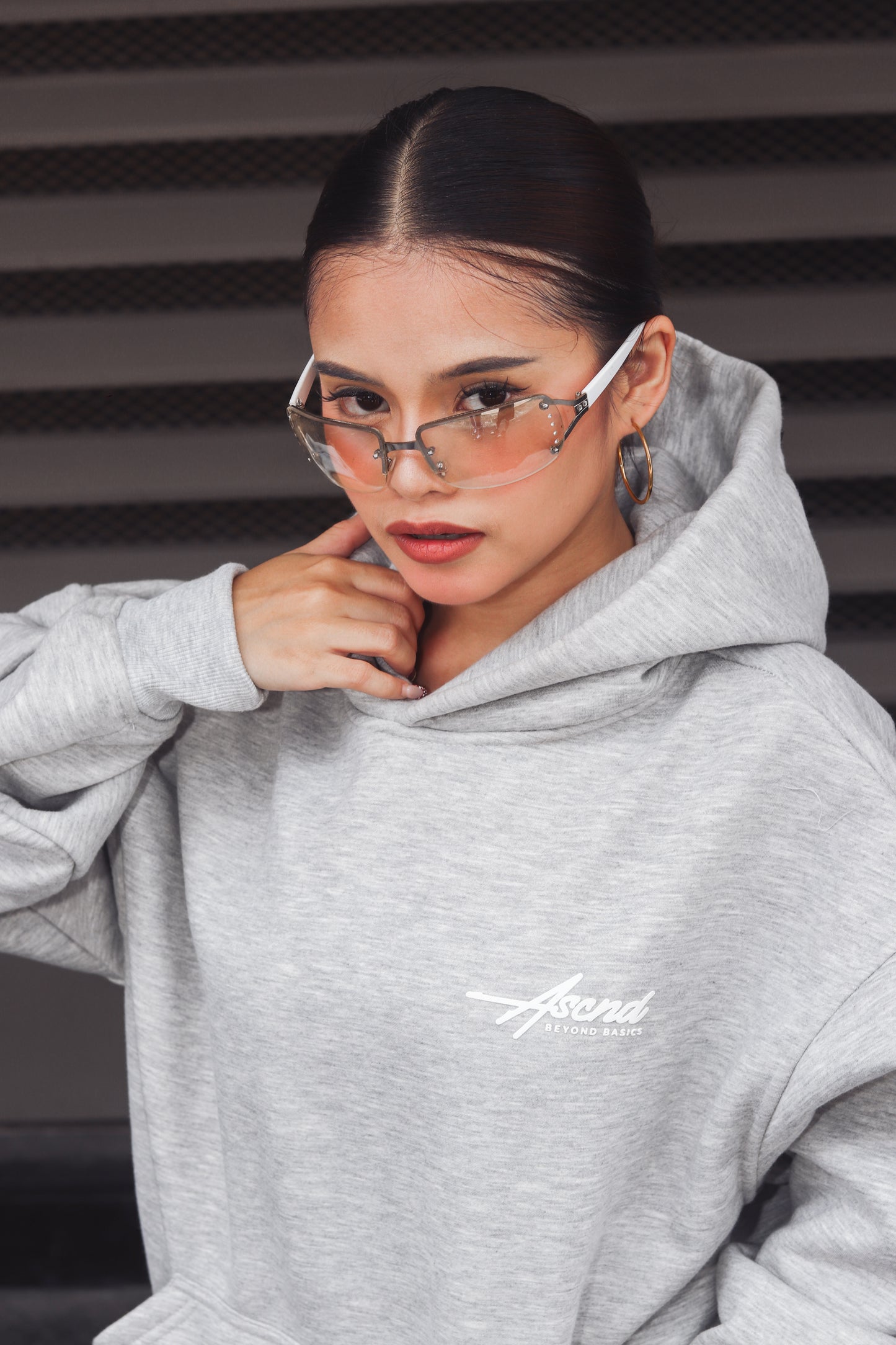 Neo Gen Boxy Hoodie - Gray