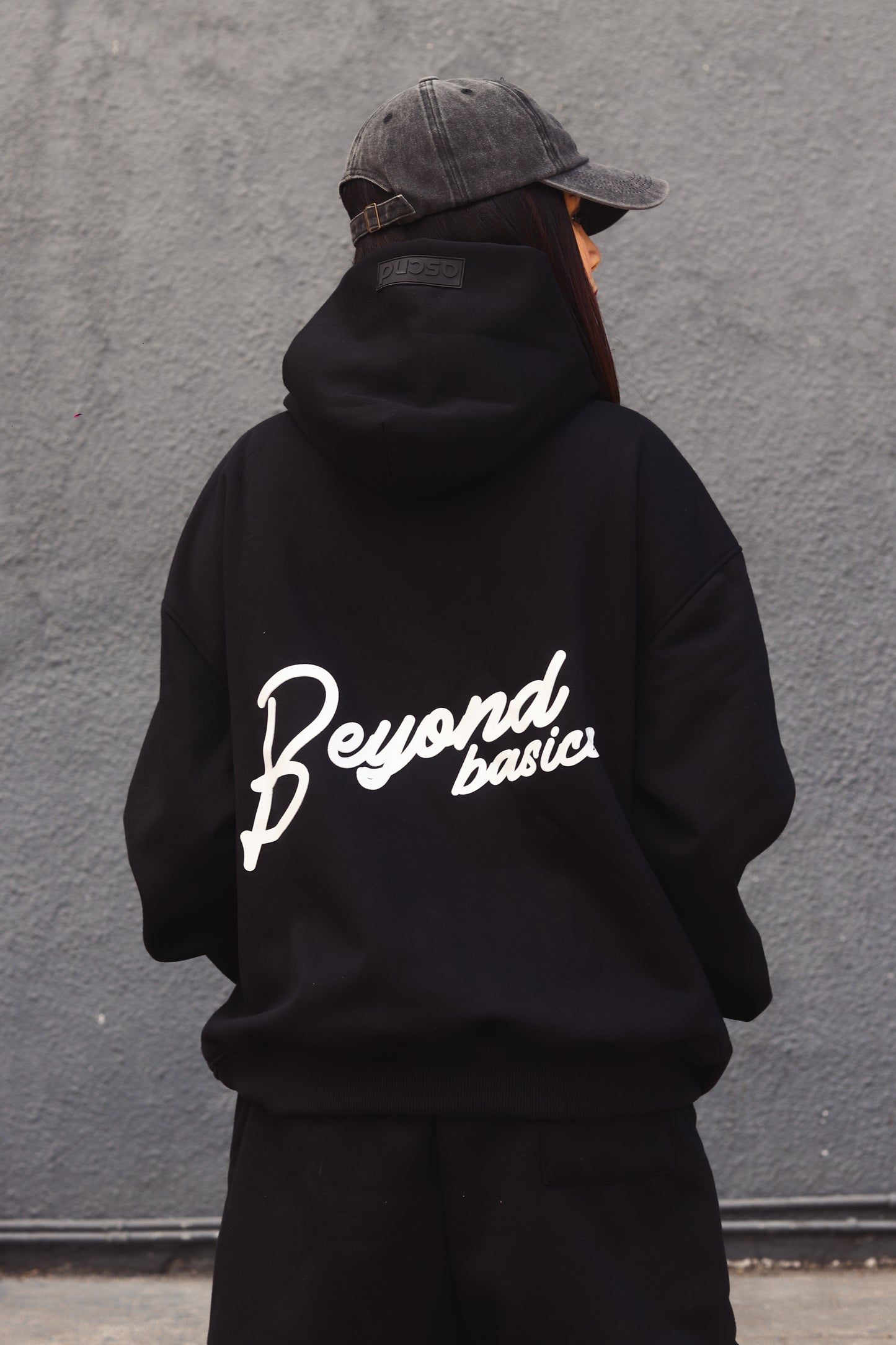 Neo Gen Boxy Hoodie - Black