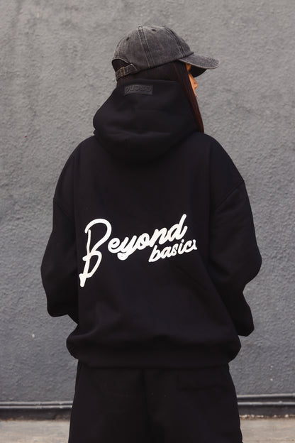 Neo Gen Boxy Hoodie - Black