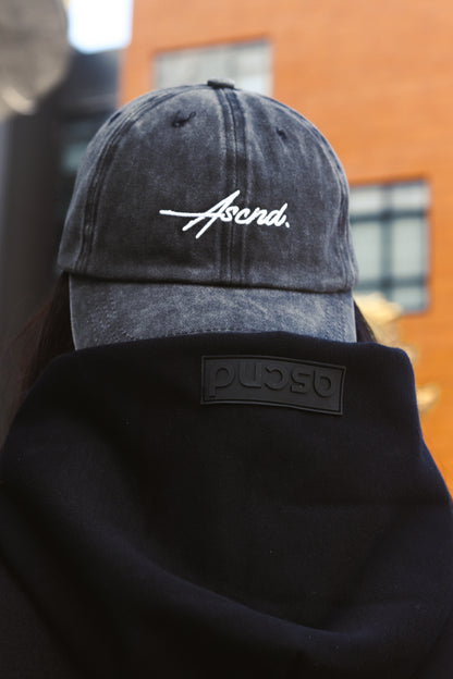 Onyx Logo Acid Wash Cap - Black