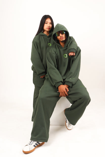 Astral Monogram Sweatpants - Dark Olive