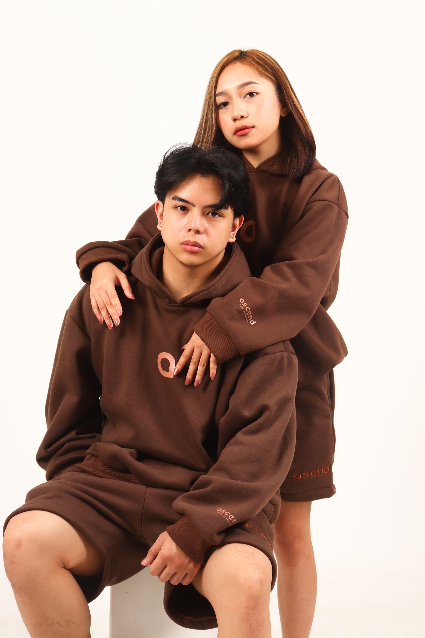 Astral Monogram Hoodie - Chocolait