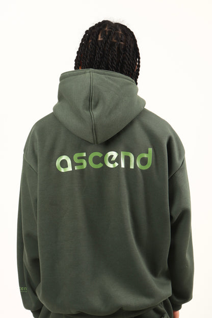 Astral Monogram Hoodie - Dark Olive
