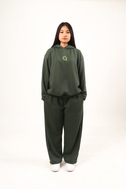 Astral Monogram Hoodie - Dark Olive