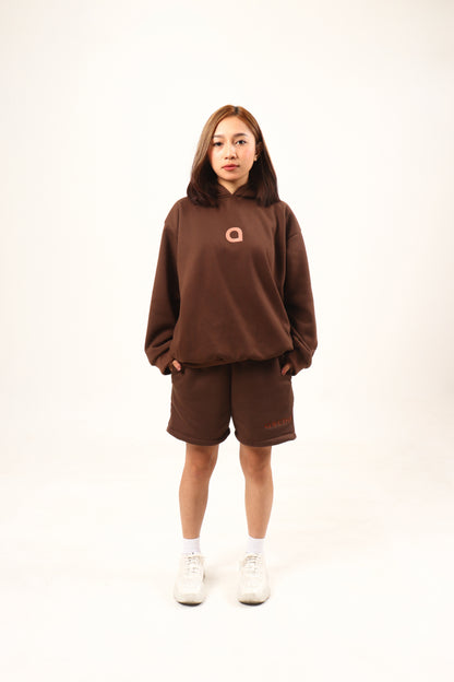 Astral Monogram Hoodie - Chocolait