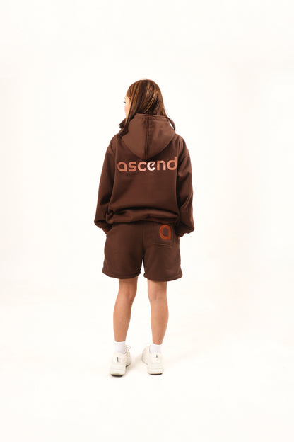 Astral Monogram Hoodie - Chocolait