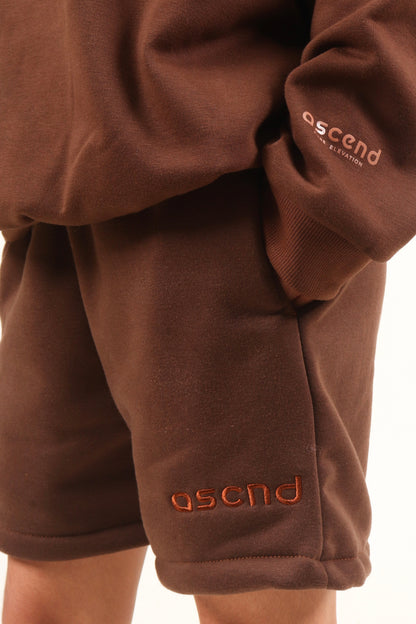 Celestial Signature Sweatshorts - Chocolait