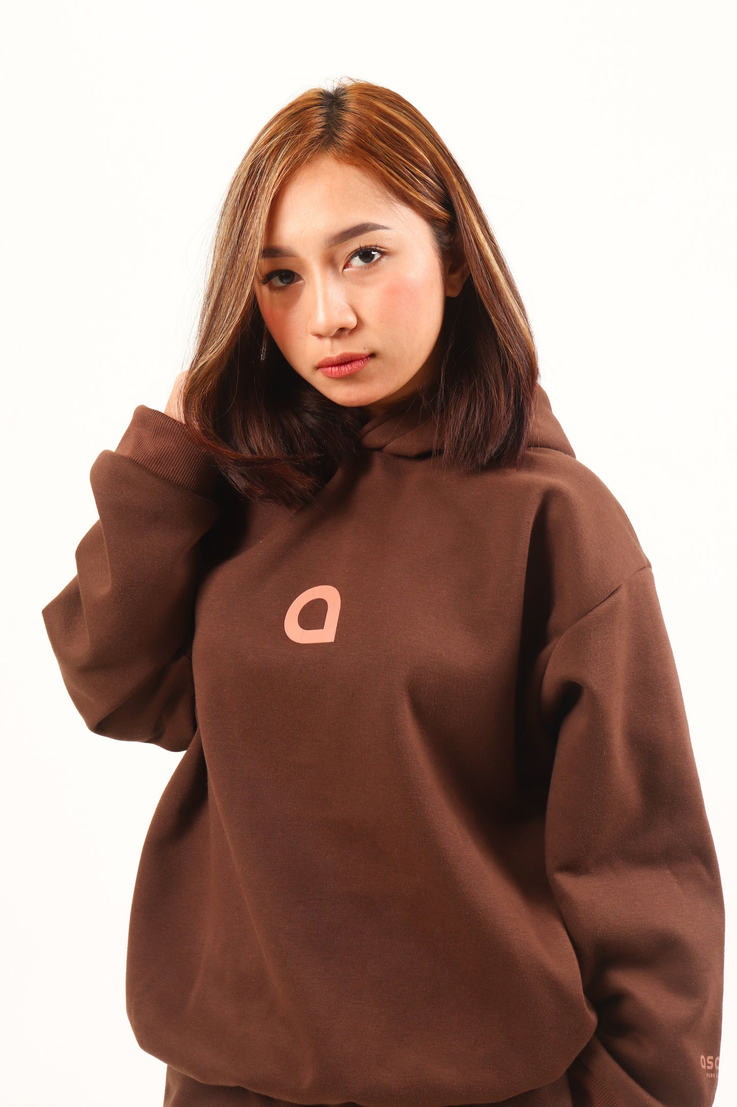 Astral Monogram Hoodie - Chocolait