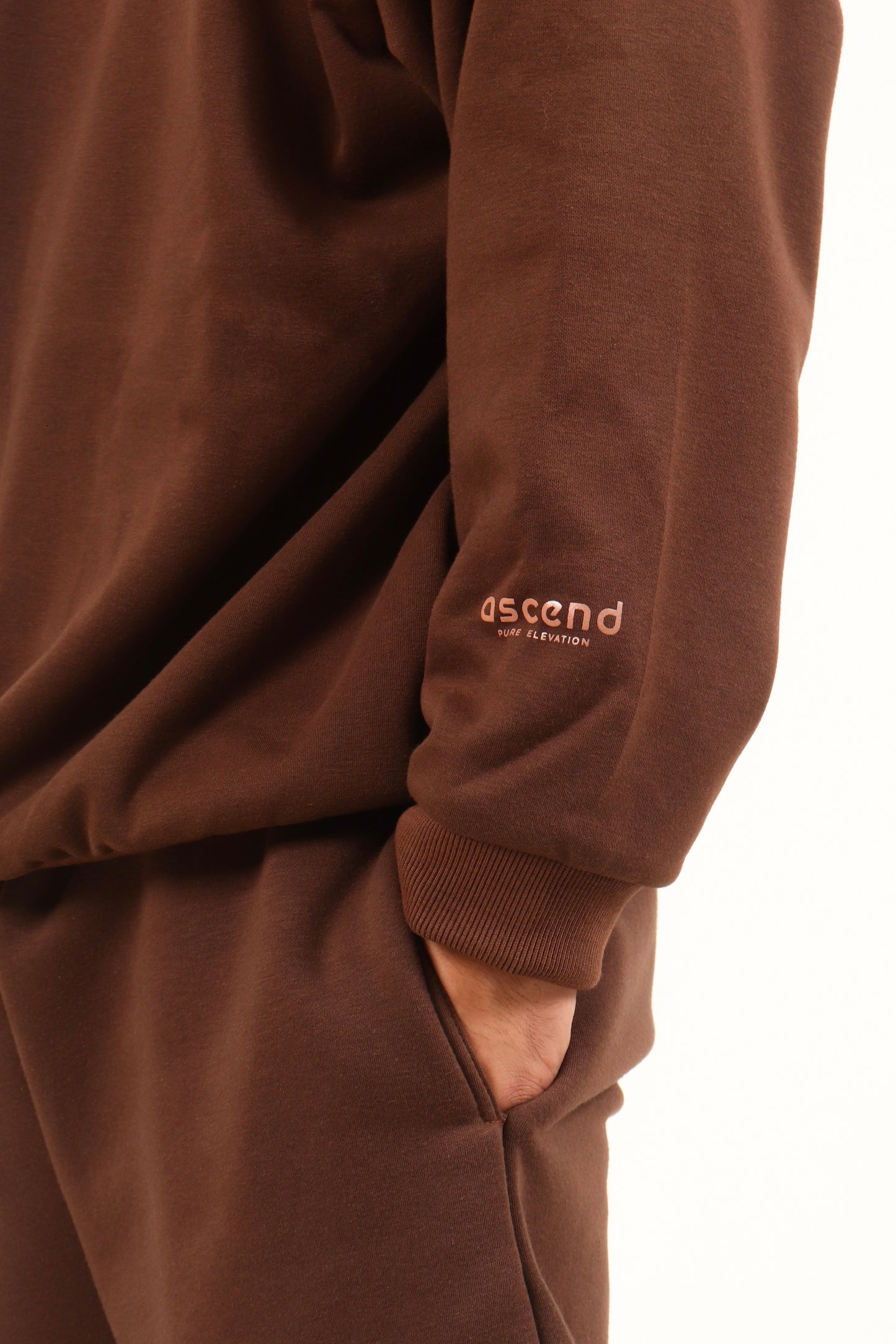 Astral Monogram Hoodie - Chocolait