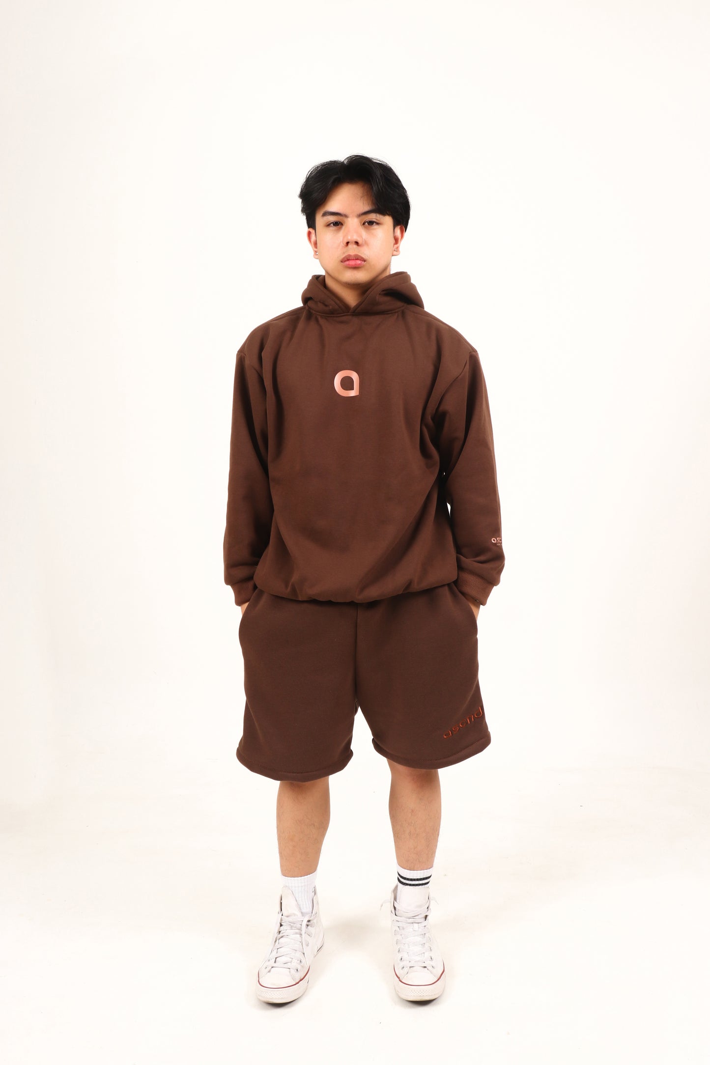 Astral Monogram Hoodie - Chocolait