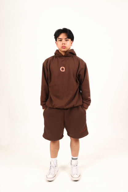 Astral Monogram Hoodie - Chocolait