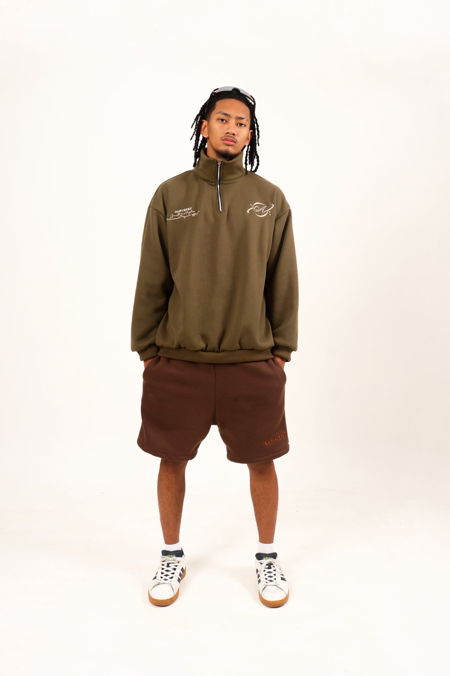 Lettered Legacy Quarter Zip - Sand