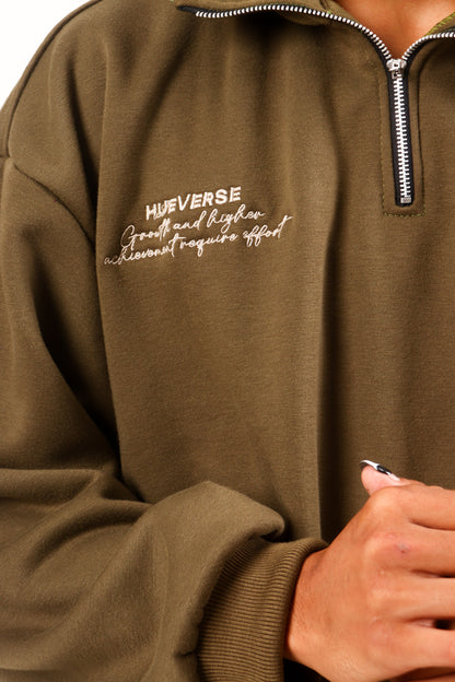 Lettered Legacy Quarter Zip - Sand