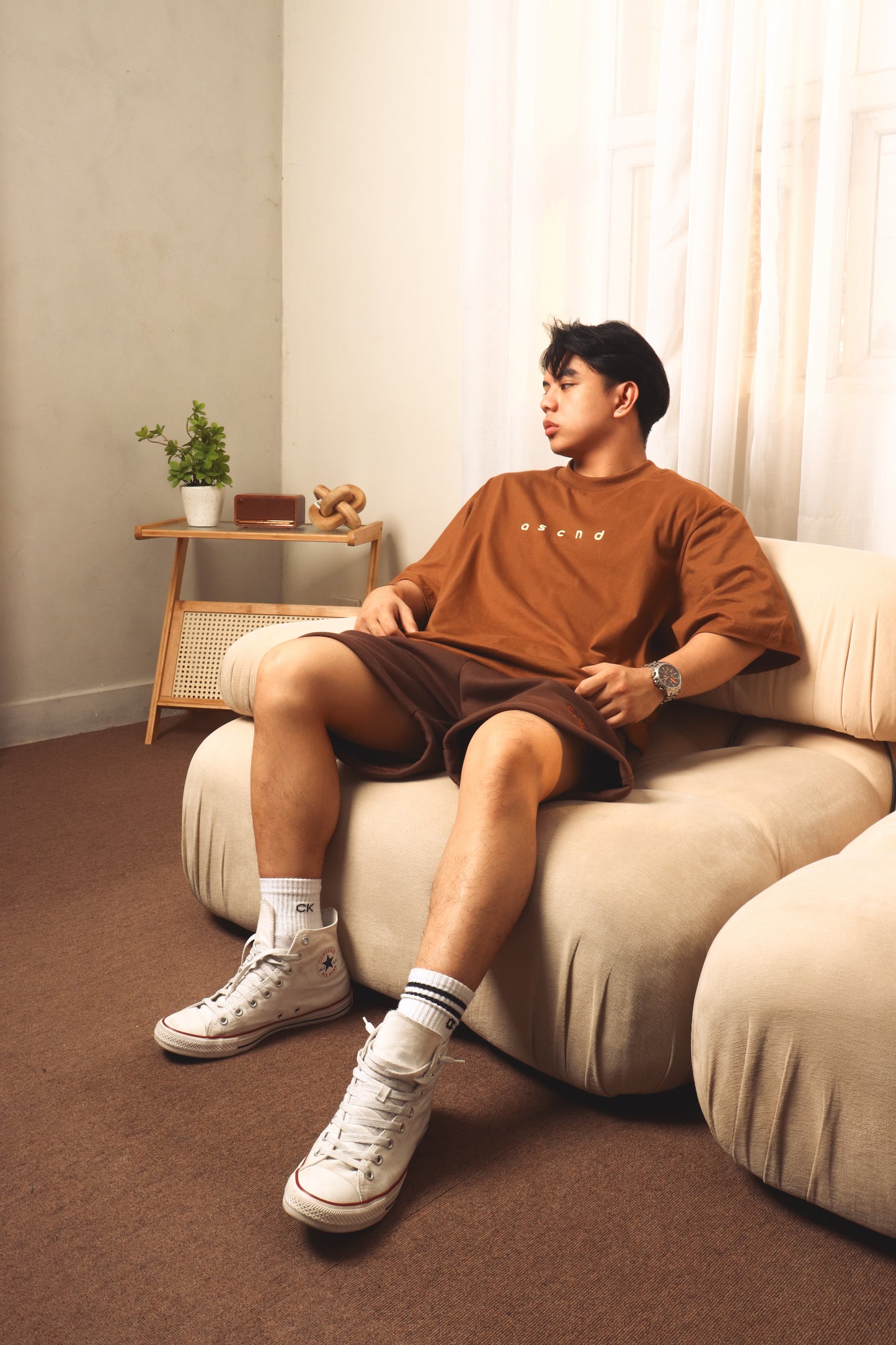 Celestial Signature Tee - Rust