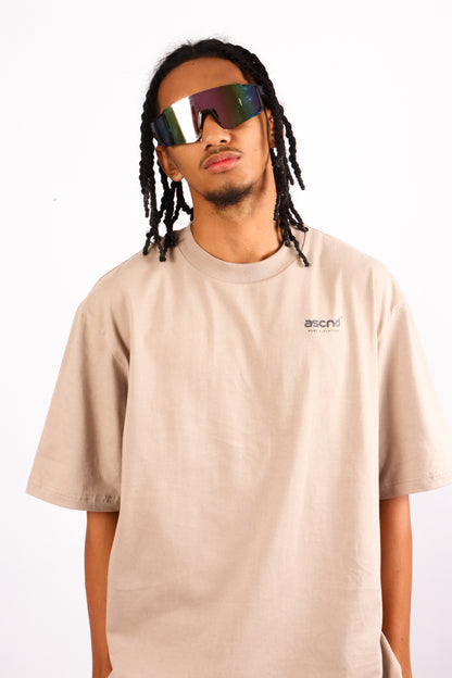 Front Page Cosmic Tee - Bone