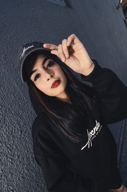 Onyx Logo Acid Wash Cap - Black
