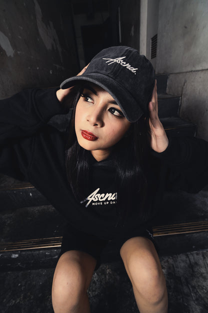 Neo Gen Boxy Hoodie - Black