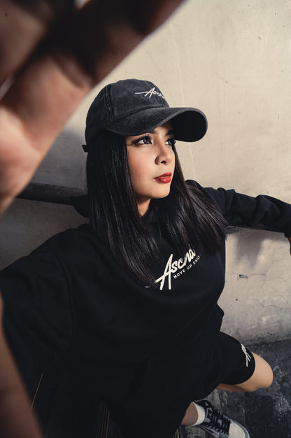 Neo Gen Boxy Hoodie - Black