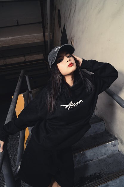 Neo Gen Boxy Hoodie - Black