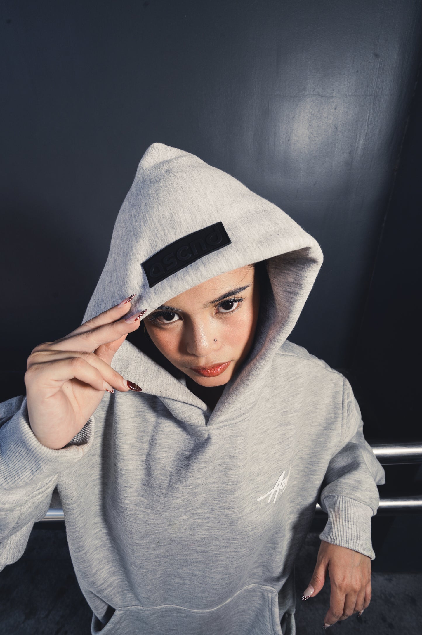 Neo Gen Boxy Hoodie - Gray