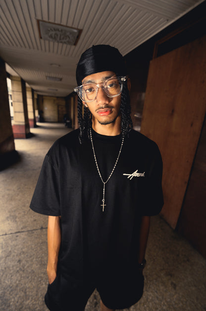 Move up Daily Graphic Tee - Black
