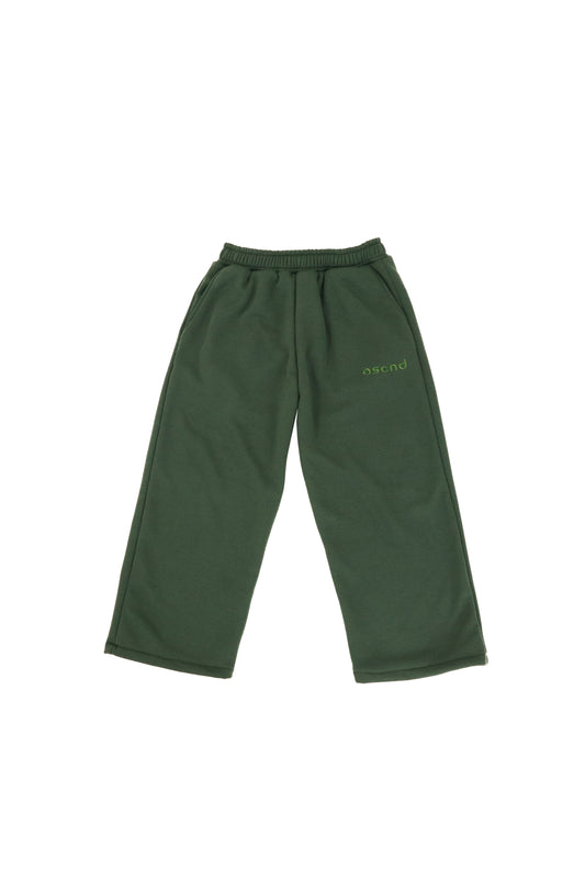 Astral Monogram Sweatpants - Dark Olive