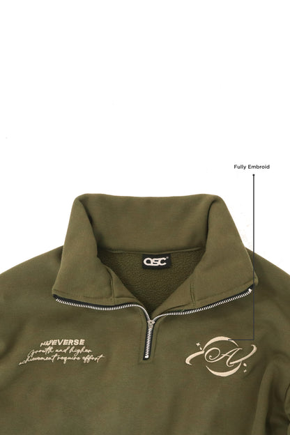 Lettered Legacy Quarter Zip - Sand