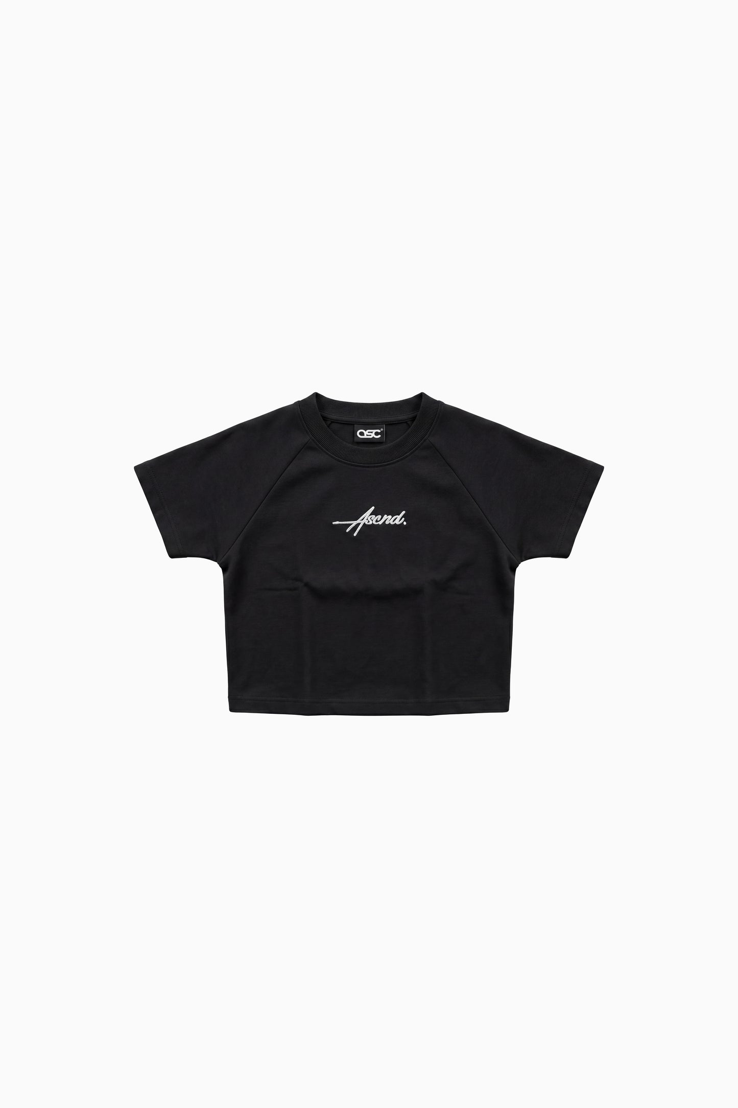 Luna Embro Crop top - Black